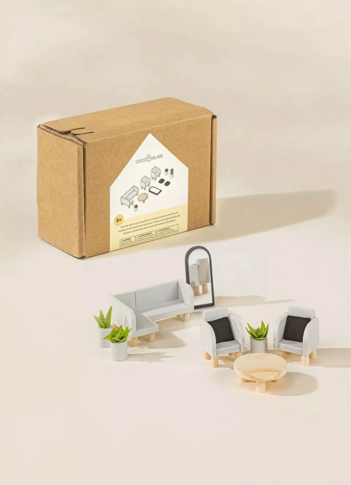 Living Room Wooden Doll House Furniture