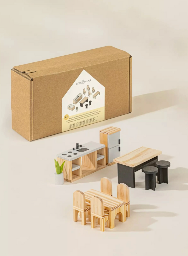 Kitchen Wooden Doll House Furniture