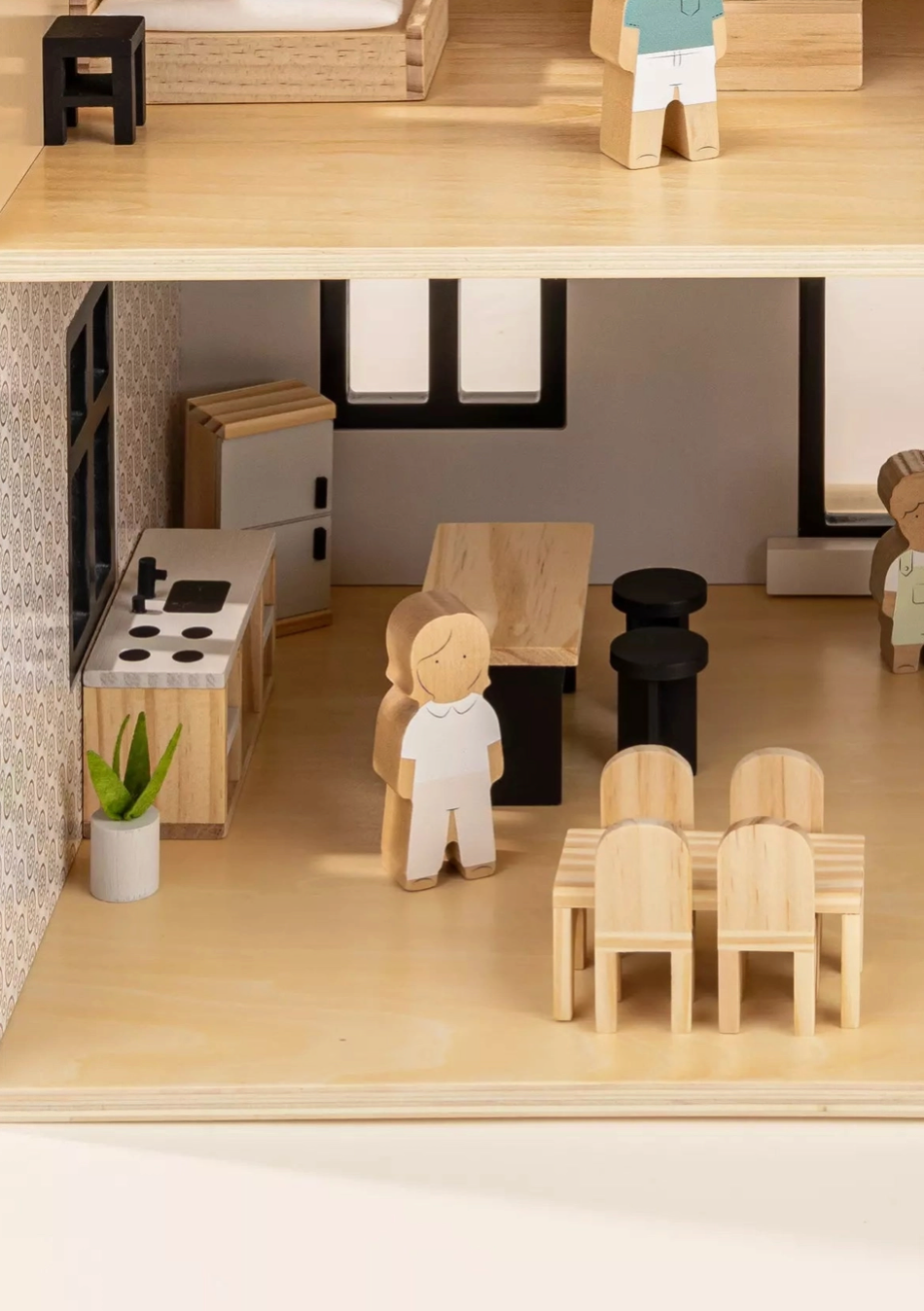 Kitchen Wooden Doll House Furniture