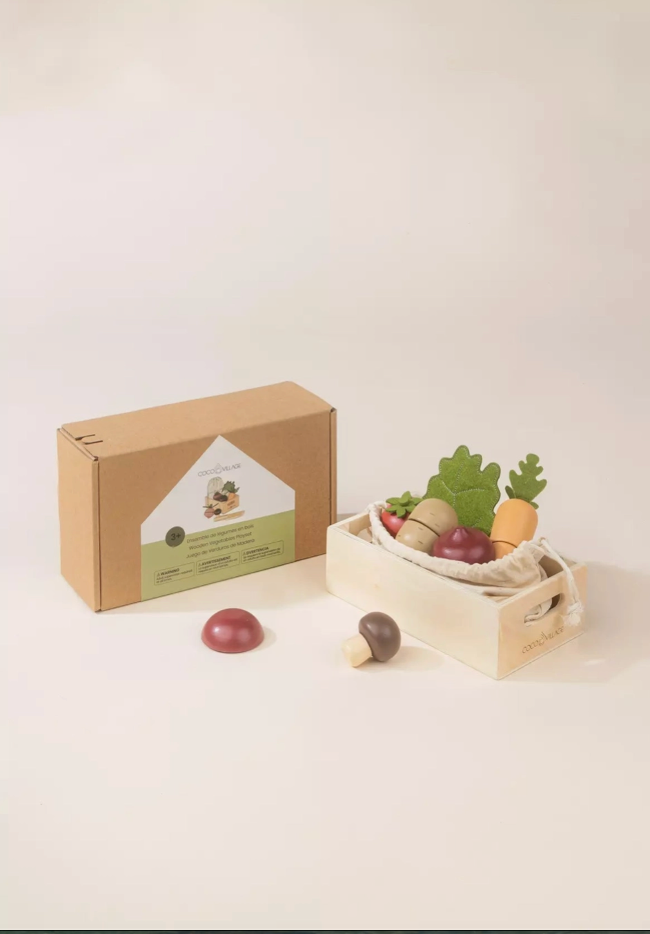 Vegetables Wooden Play Food
