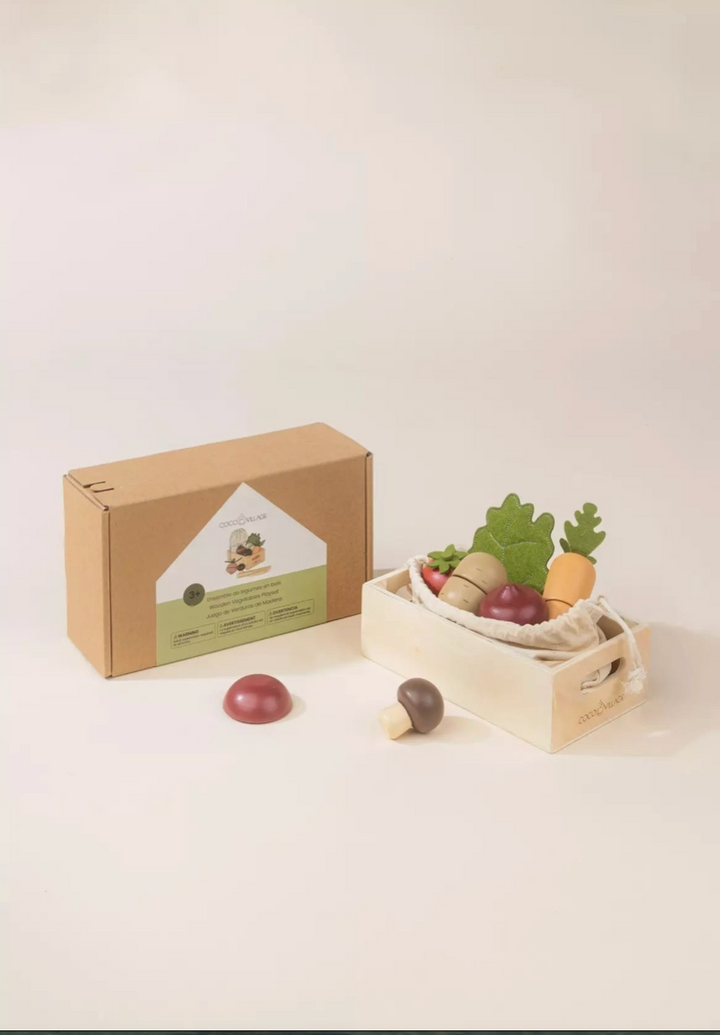 Vegetables Wooden Play Food