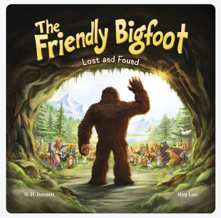 The Friendly Bigfoot Hardcover Book