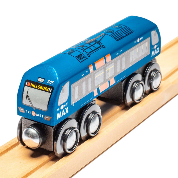 Portland TriMet MAX Light Rail Wooden