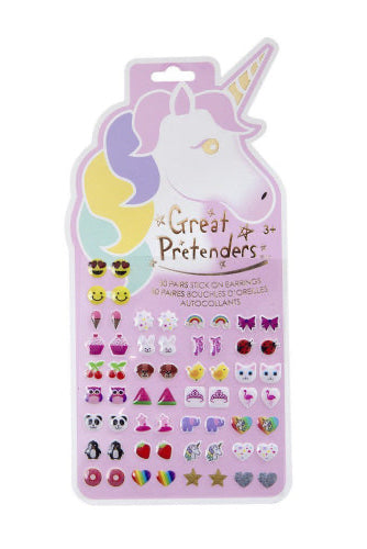 Image of the card of 30 stick on earrings