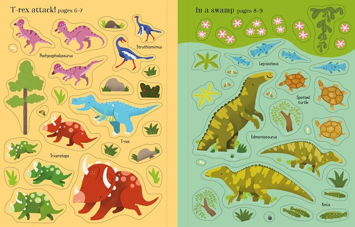 First Sticker Book Dinosaurs