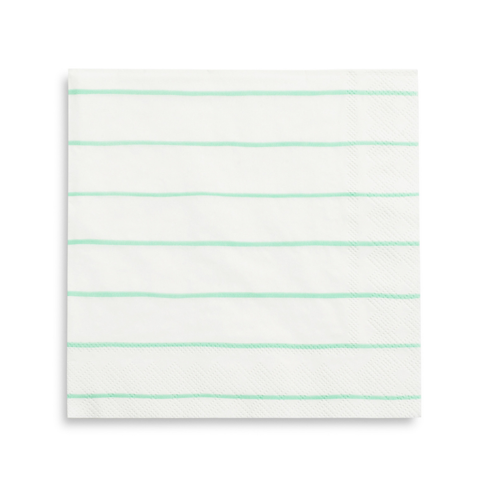 Striped Petite Napkins - 16 Pk Lilac Purple