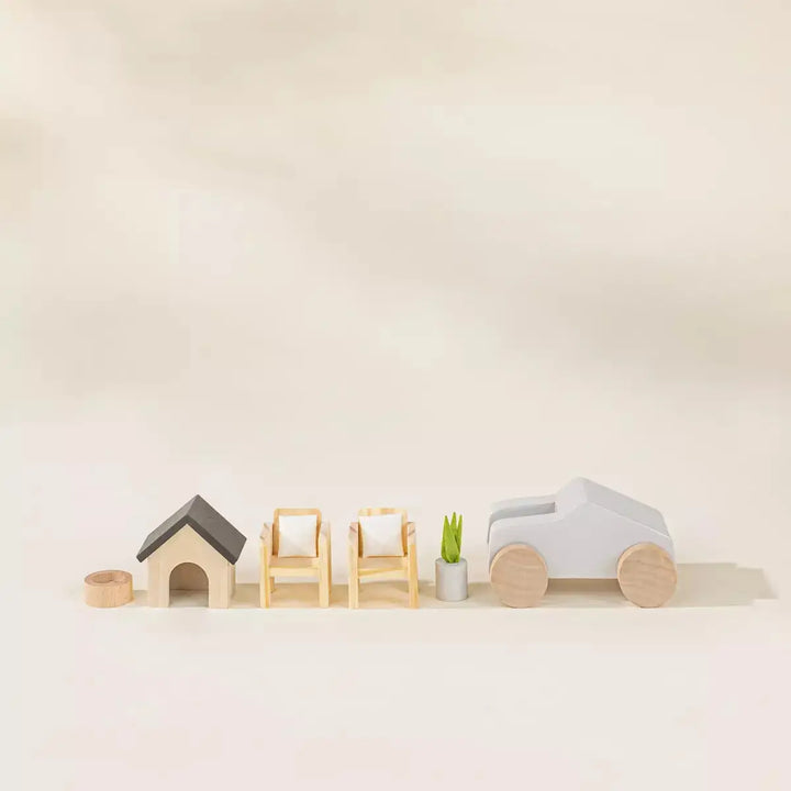 Outdoor Wooden Doll House Furniture
