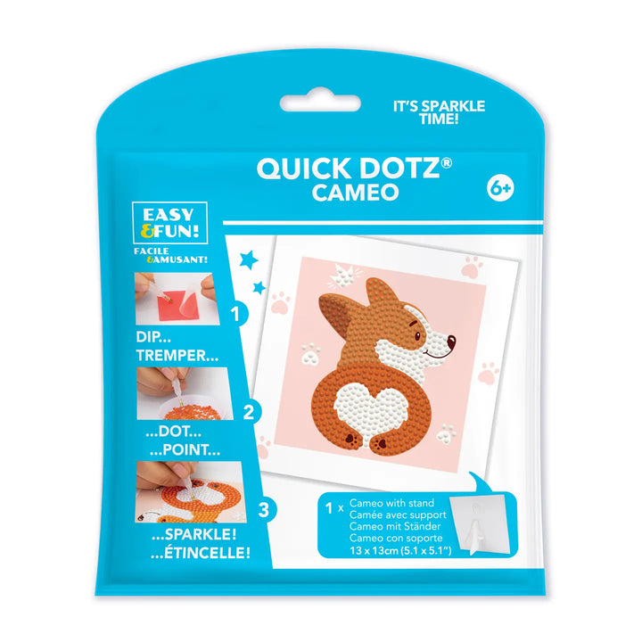 Corgi Love Quick Dotz Cameo