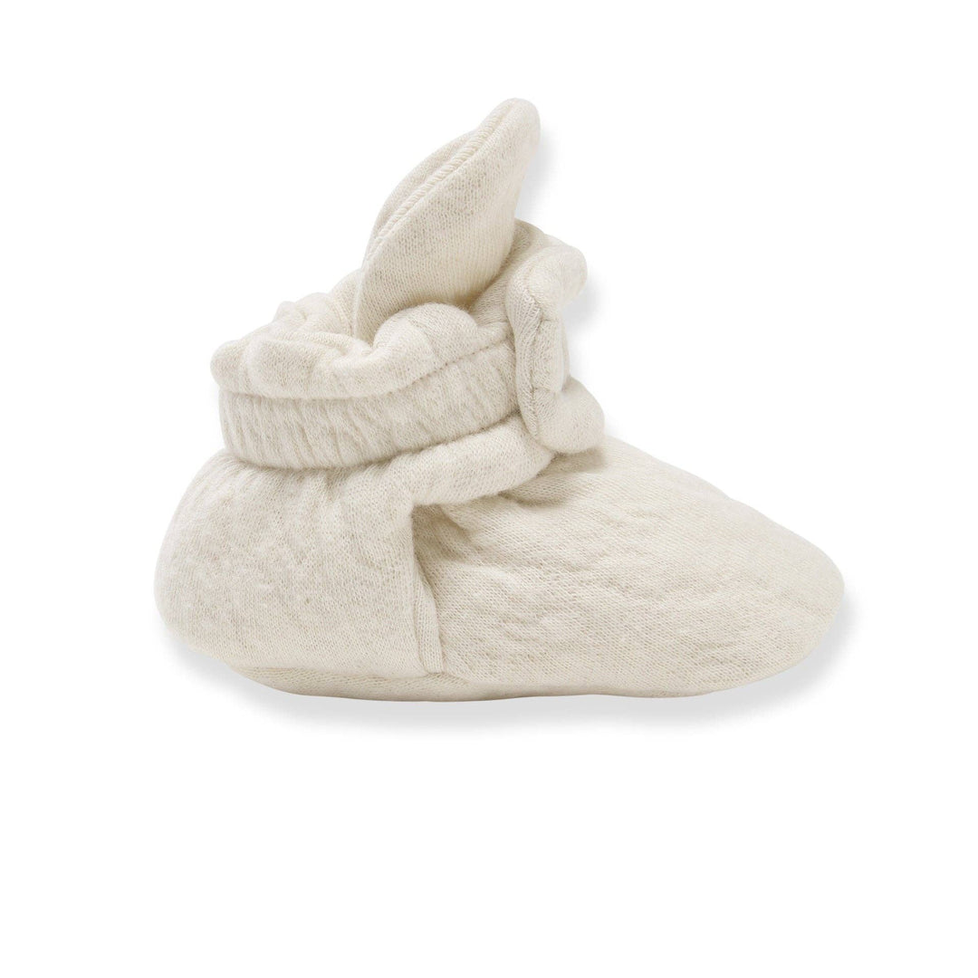 Organic Cotton Quilted Bee Baby Booties - Oa