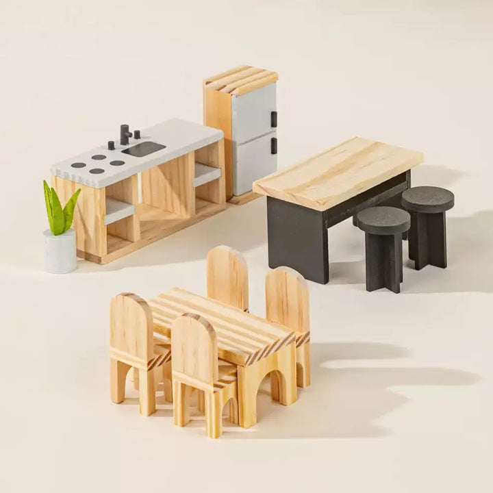 Kitchen Wooden Doll House Furniture