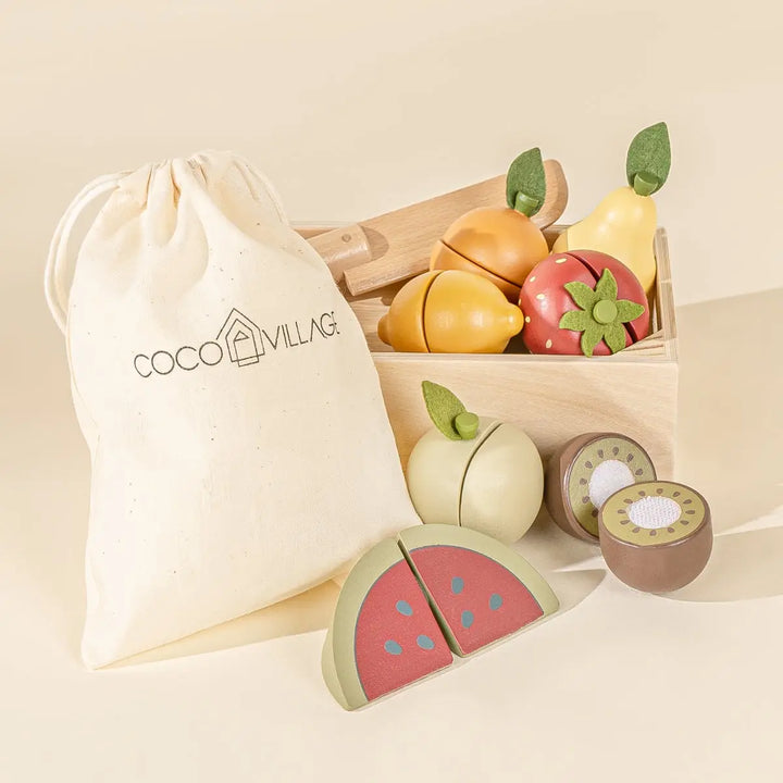 Fruits Wooden Play Food