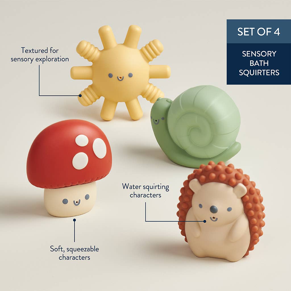 Squirt 4-pack of Soft Bath Toys