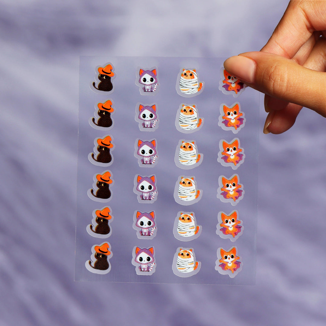 Purrrfect-Treat Hydrocolloid Halloween Pimple Patches