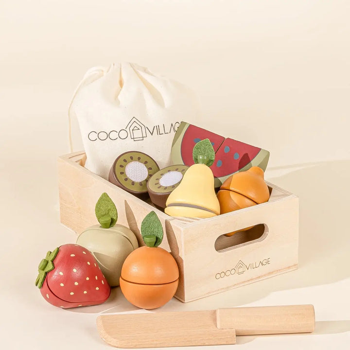 Fruits Wooden Play Food