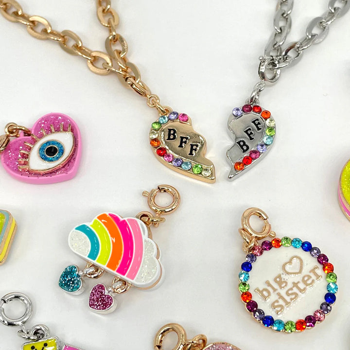 Charm - BFF Broken Heart Silver