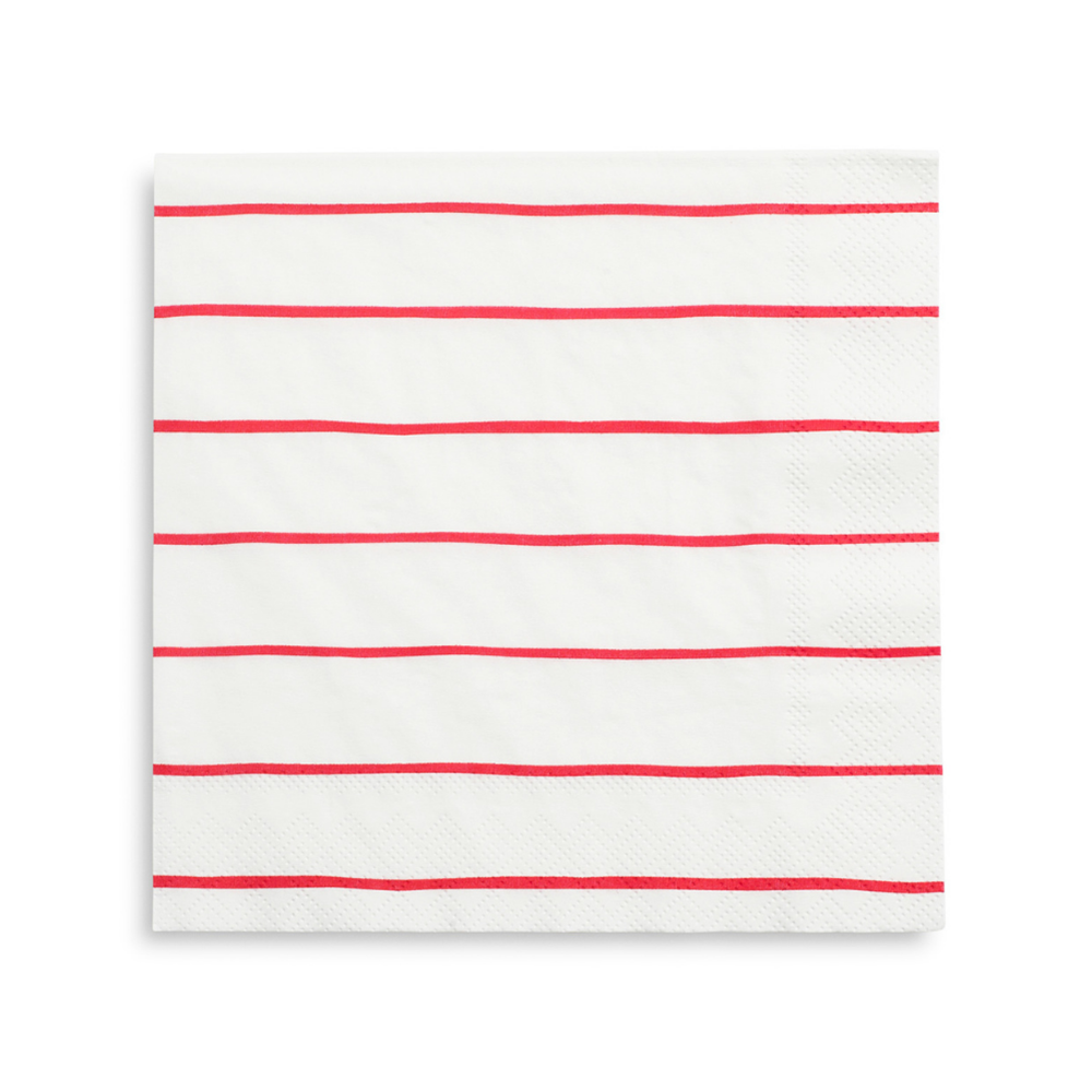 Striped Petite Napkins - 16 Pk Lilac Purple