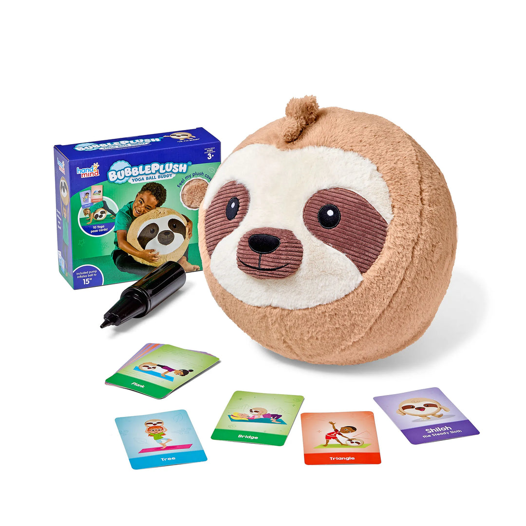 Sloth BubblePlush Yoga Ball Buddy