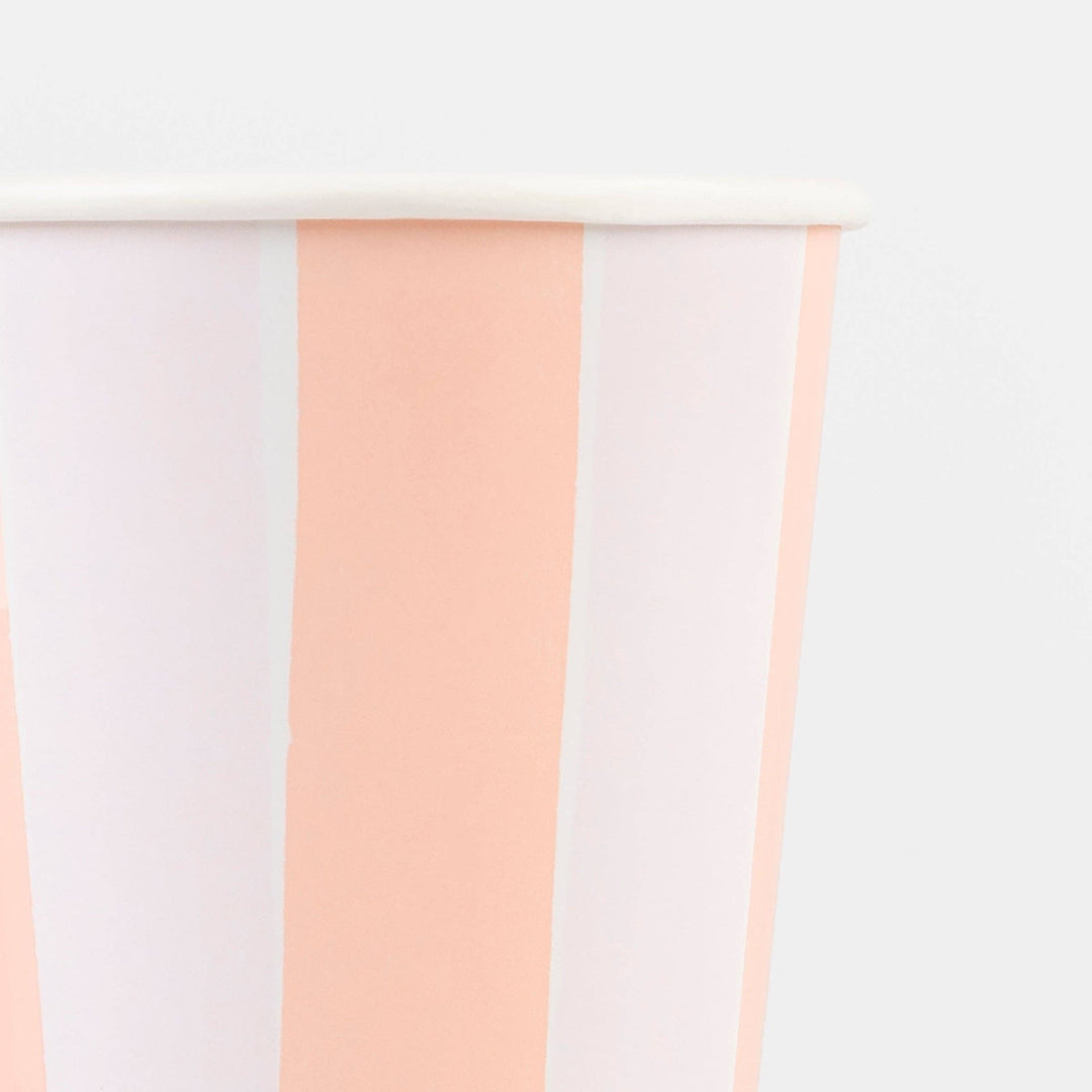Pastel Stripe Cups