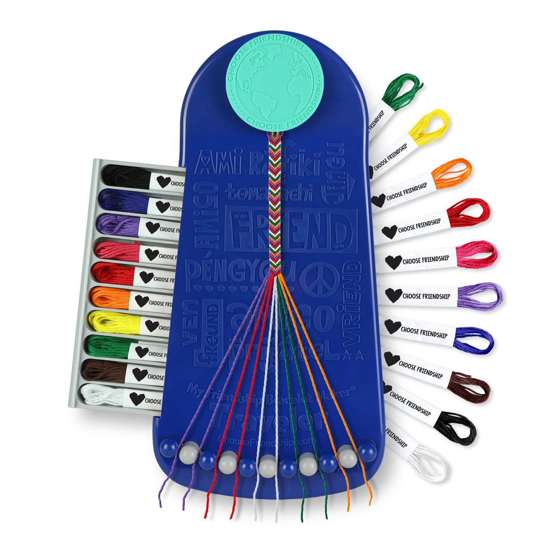 My Friendship Bracelet Maker DIY Craft Kit Blue