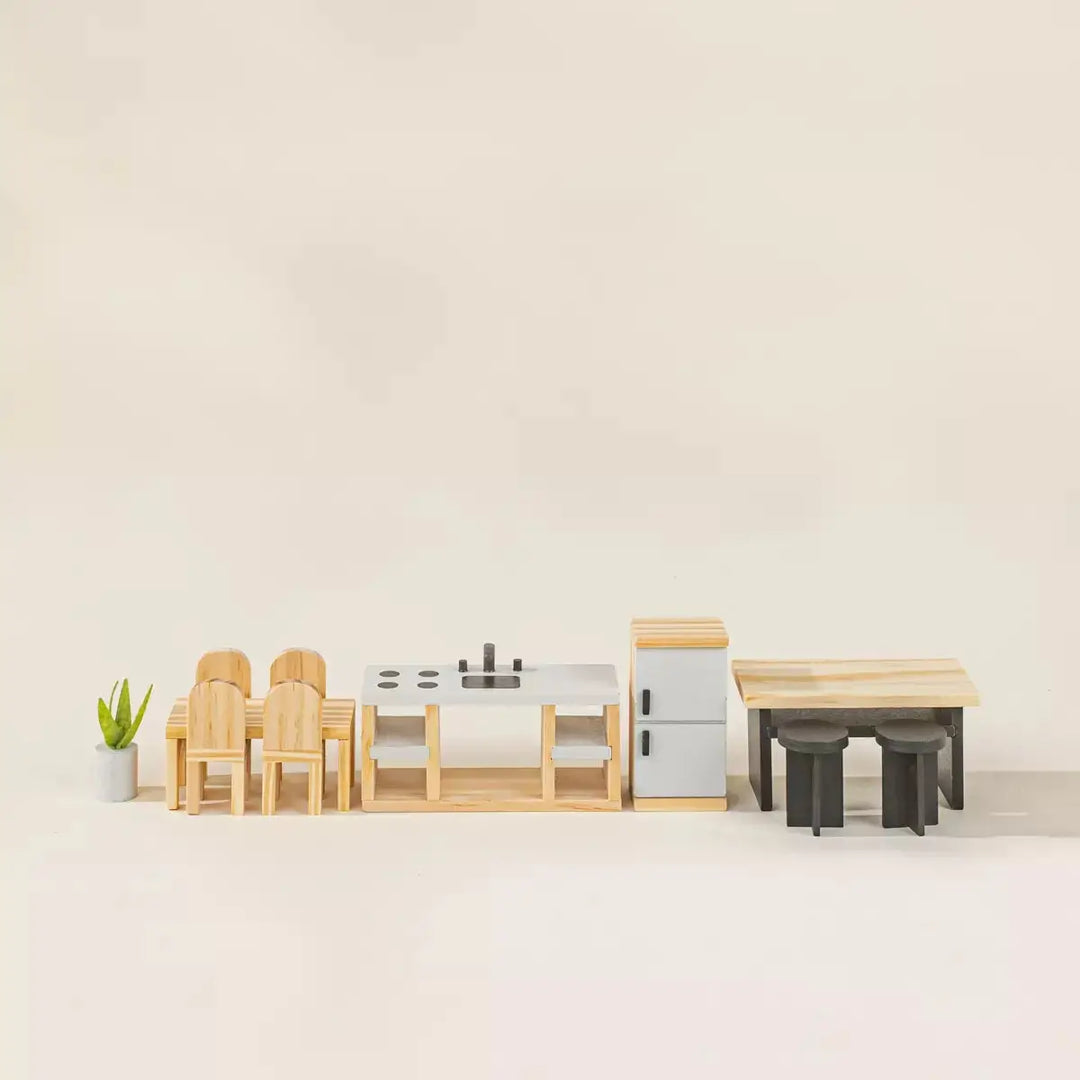 Kitchen Wooden Doll House Furniture