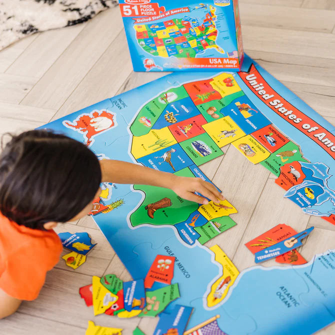 USA Floor Puzzle