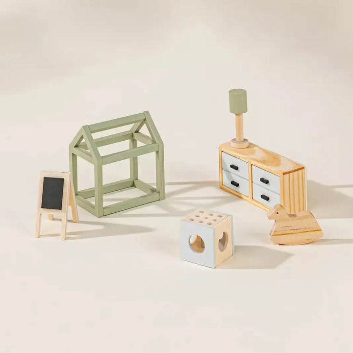 Kids Room Wooden Doll House Furniture