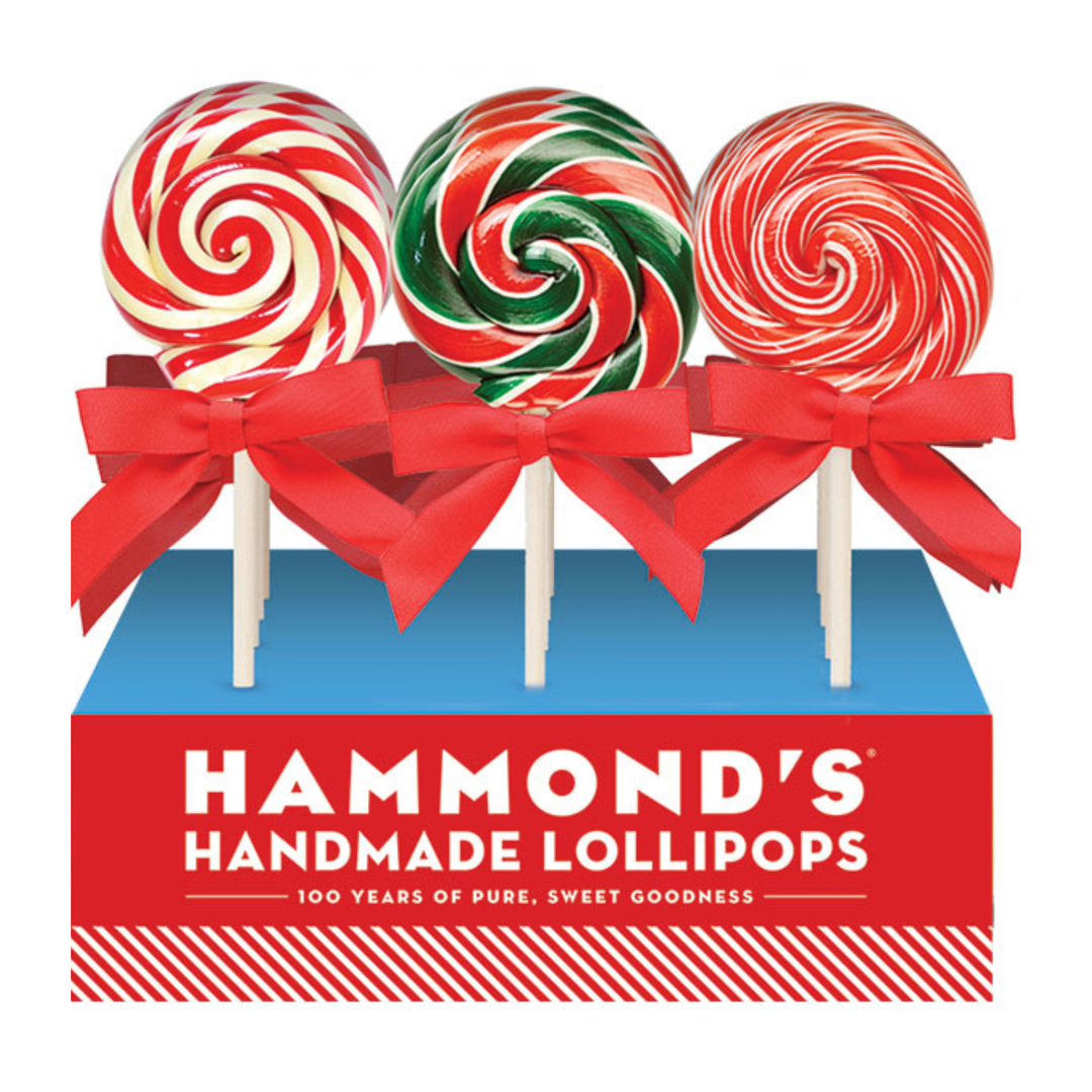 Peppermint Christmas Lollipops