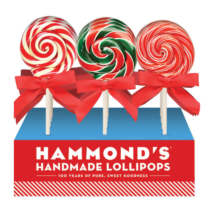 Peppermint Christmas Lollipops