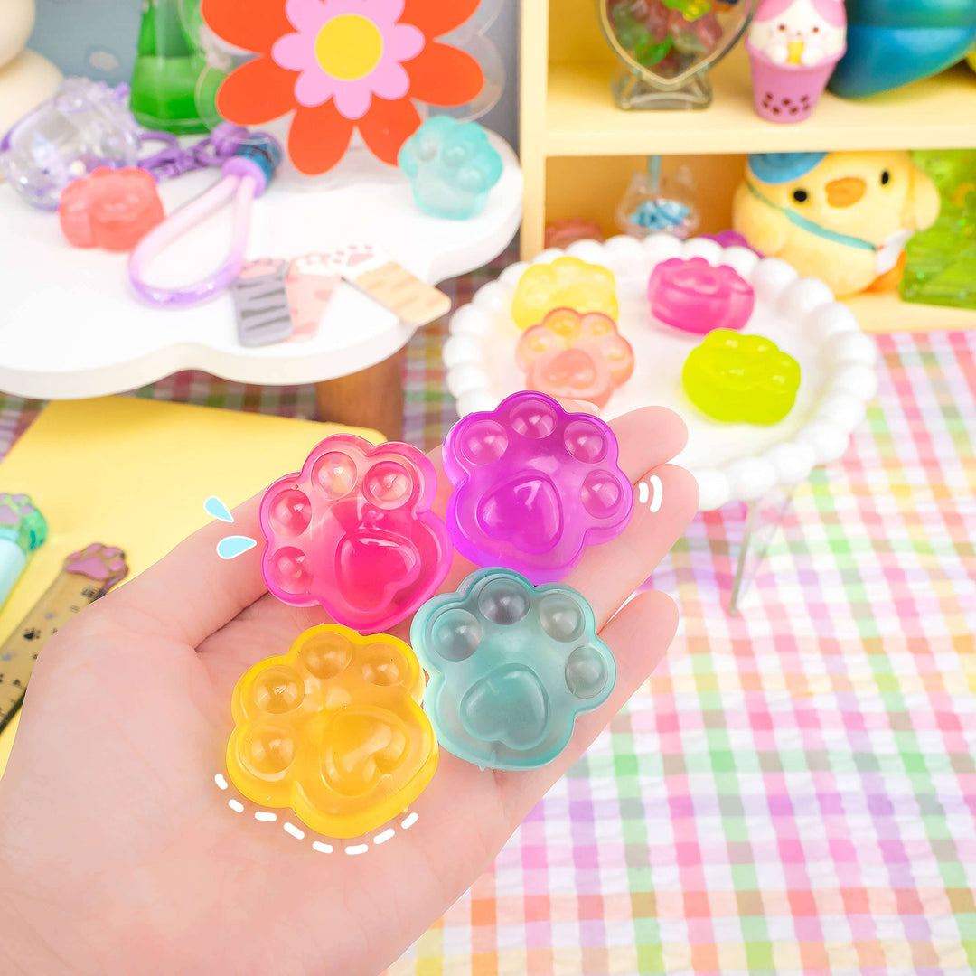 Chubby Chibi Pearl Kitty Paw Sensory Toy