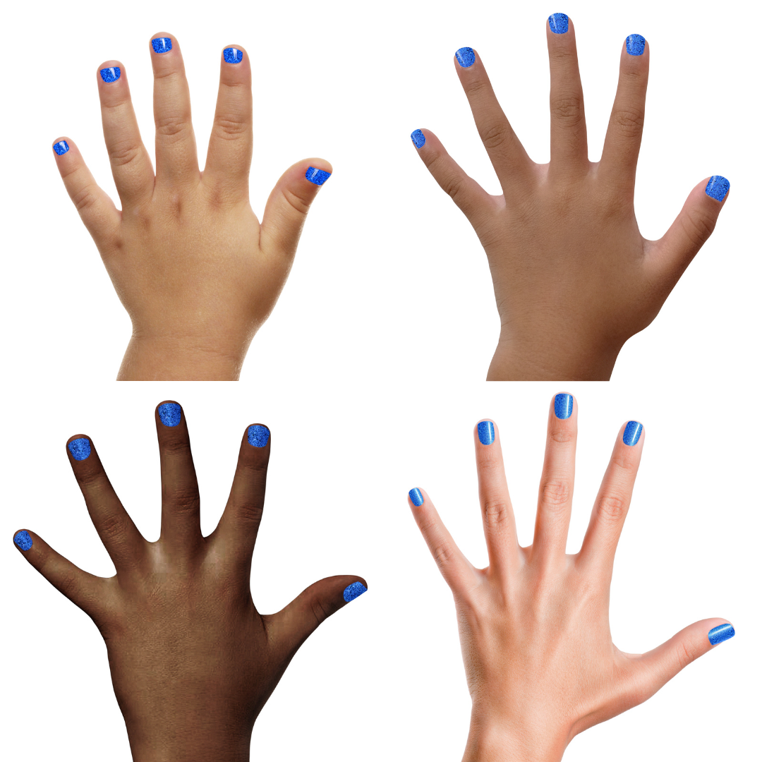Mer-maid in the Shade Blue Non-Toxic Kids Nail Polish