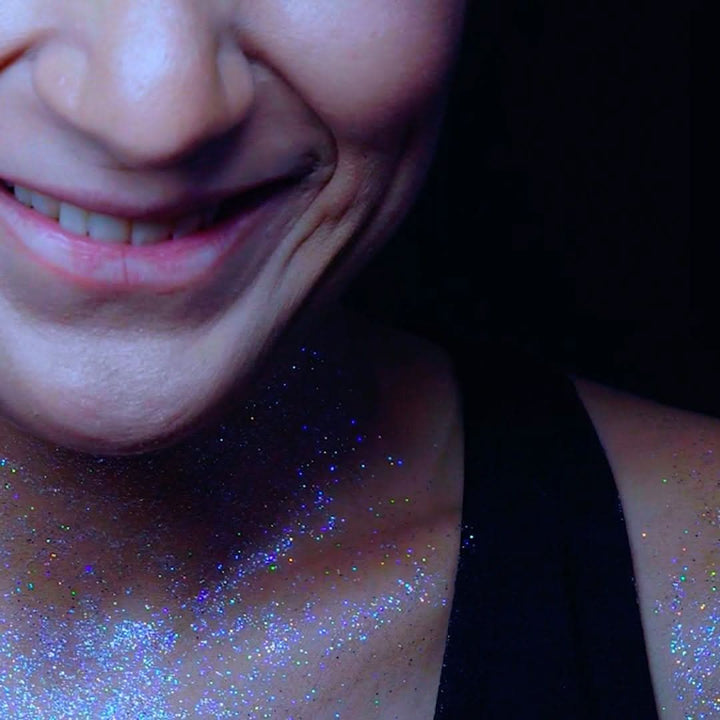 Ultraviolet Purple Glitter Gel