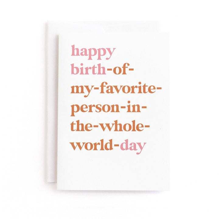 Happy Day, Birthday Greeting Card