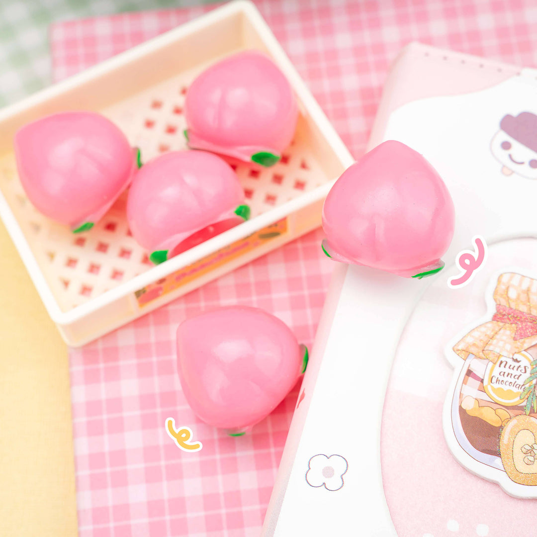 Mini Fruit Mart Peach Taba Sensory Toy