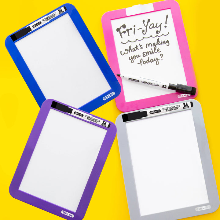 Dry Erase Board with Marker, 5 x 7 In