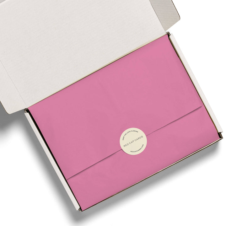 Pink tissue paper: 8 Sheets