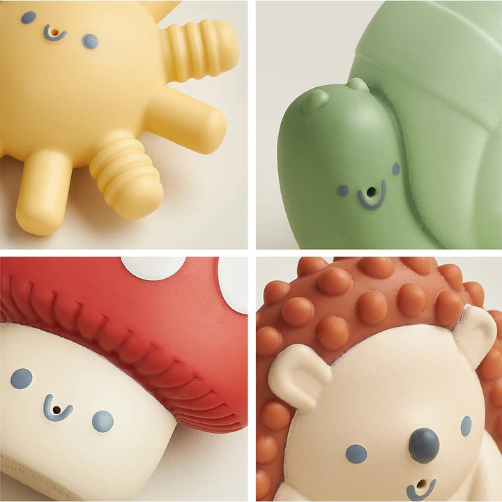 Squirt 4-pack of Soft Bath Toys