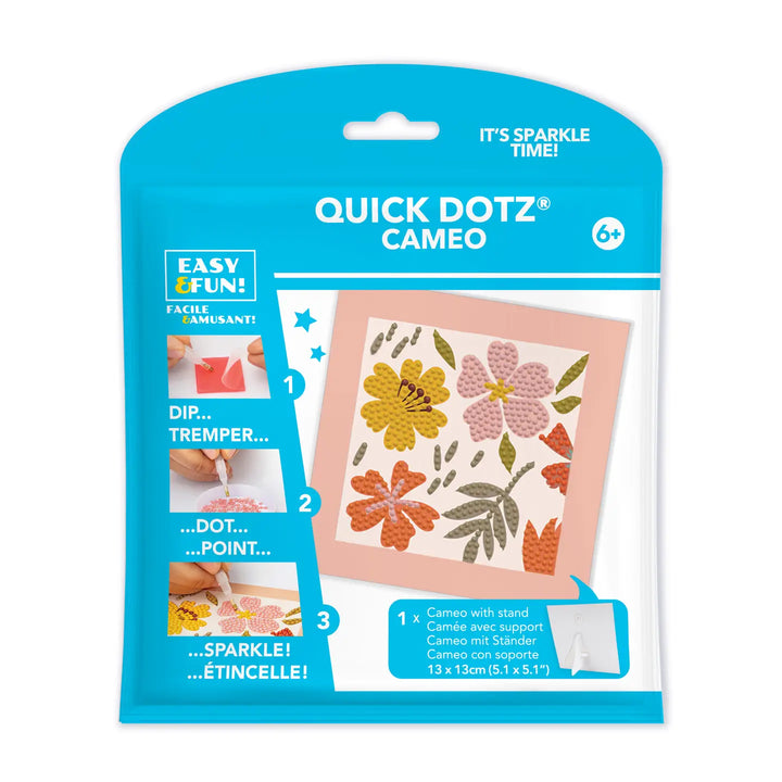 Floral Quick Dotz Cameo