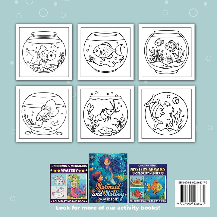 Fintastic Fish: Bold & Easy Coloring Book