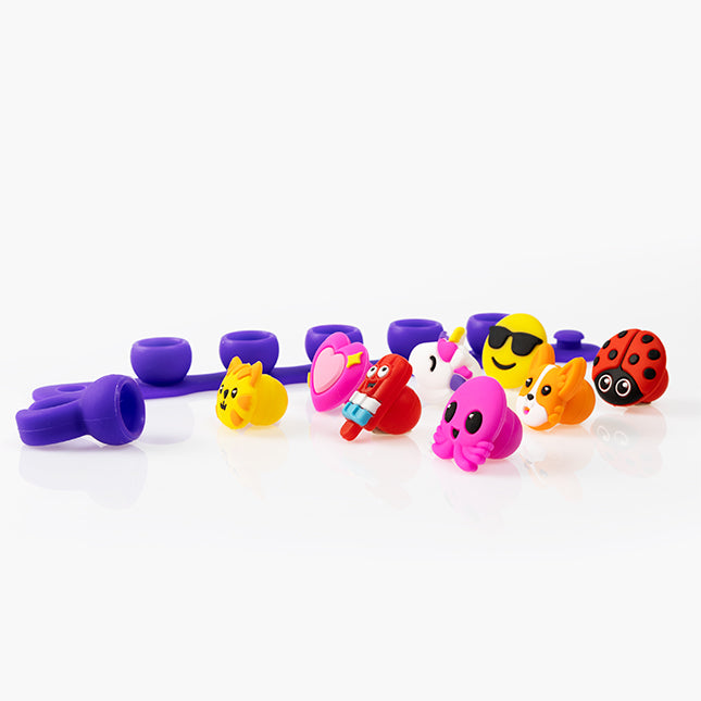 Blue Plip Charms