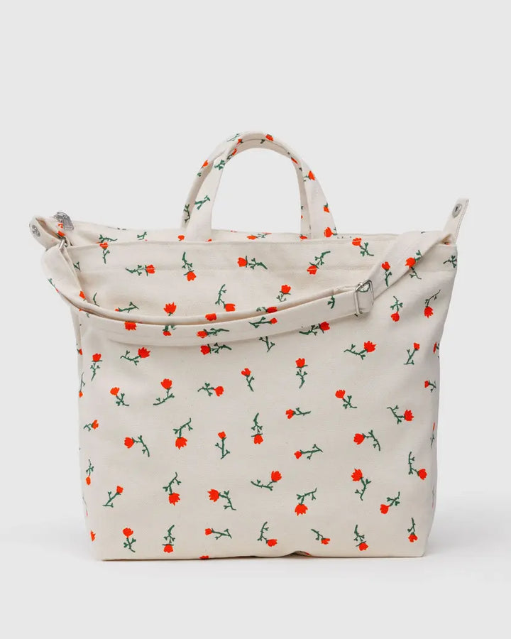 Horizontal Zip Duck Bag - Painted Wildflower