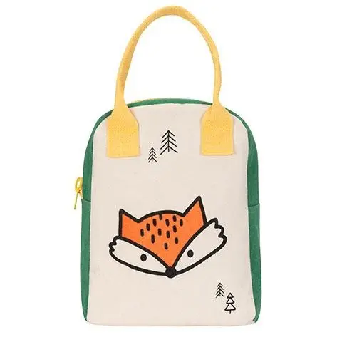 Fox Zipper Lunch Bag
