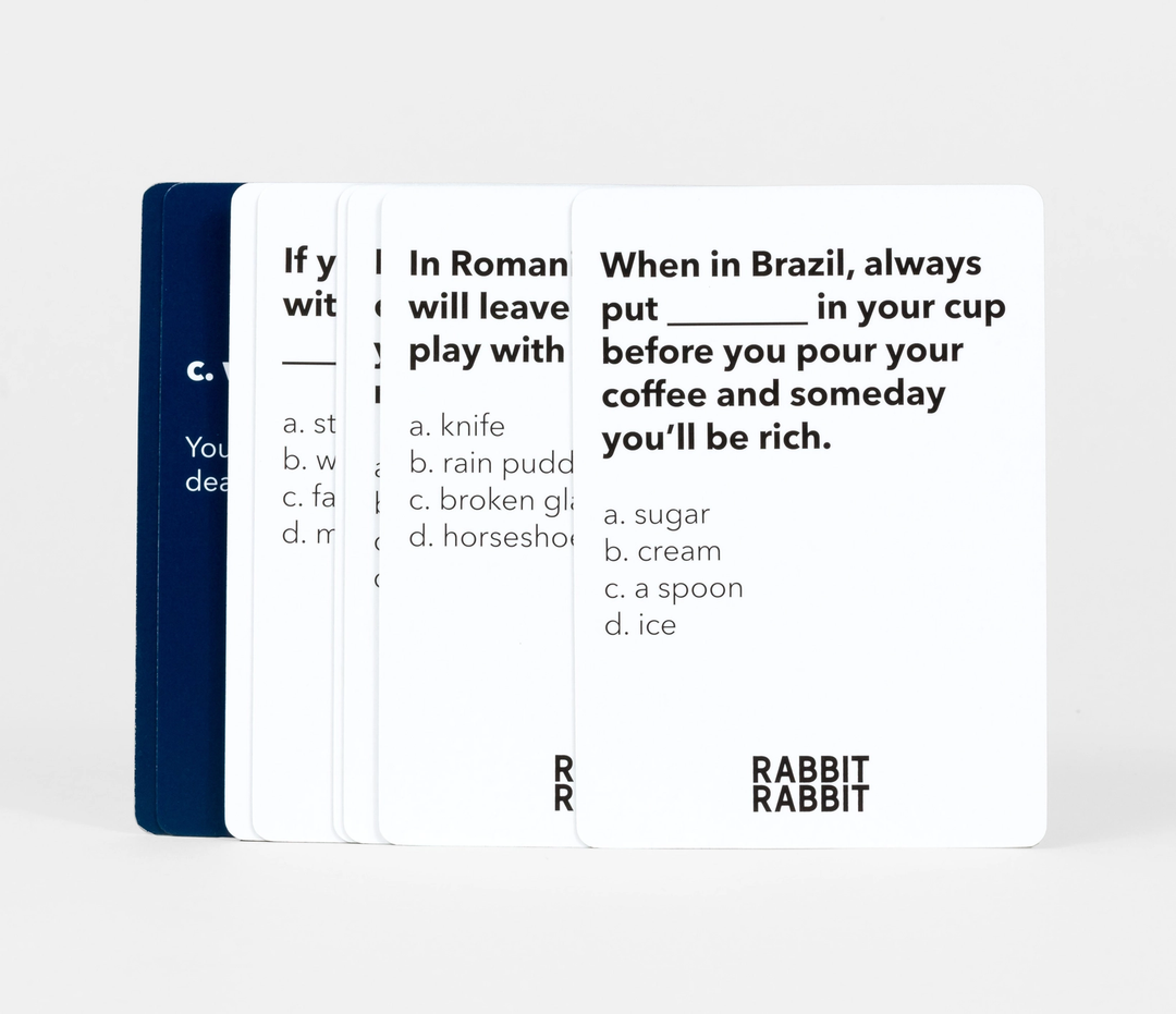 Rabbit Rabbit Card Game