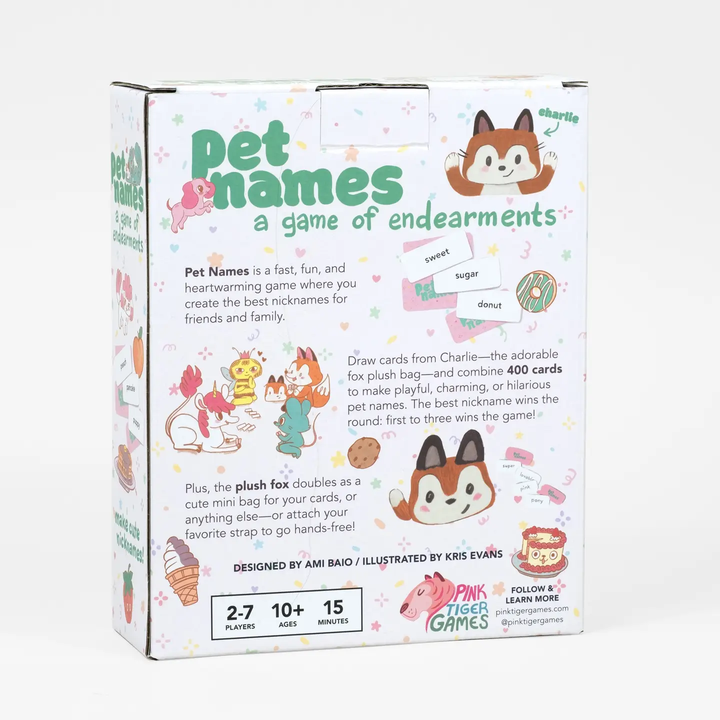 Pet Names: A Game of Endearments