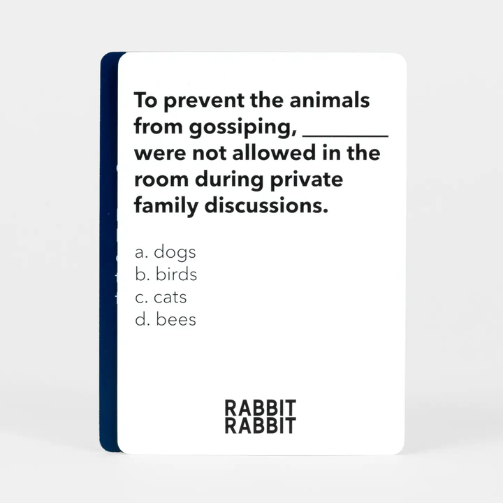 Rabbit Rabbit Card Game