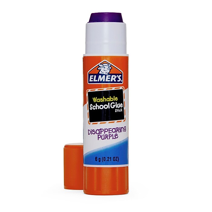 Washable Purple Glue Sticks x2