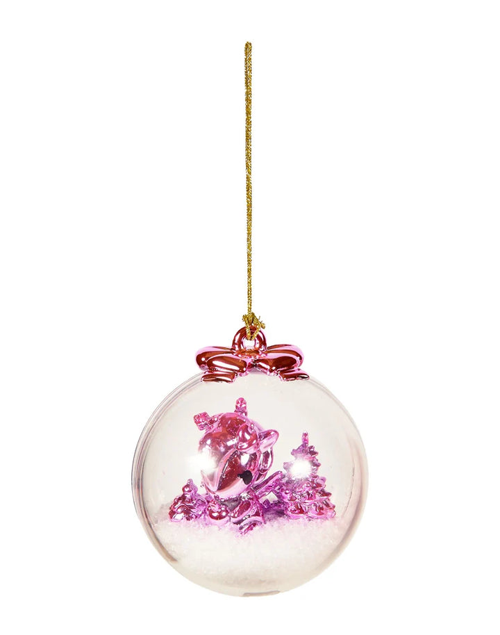 Snow Globe Ornament Holiday Sparkle Special Edition