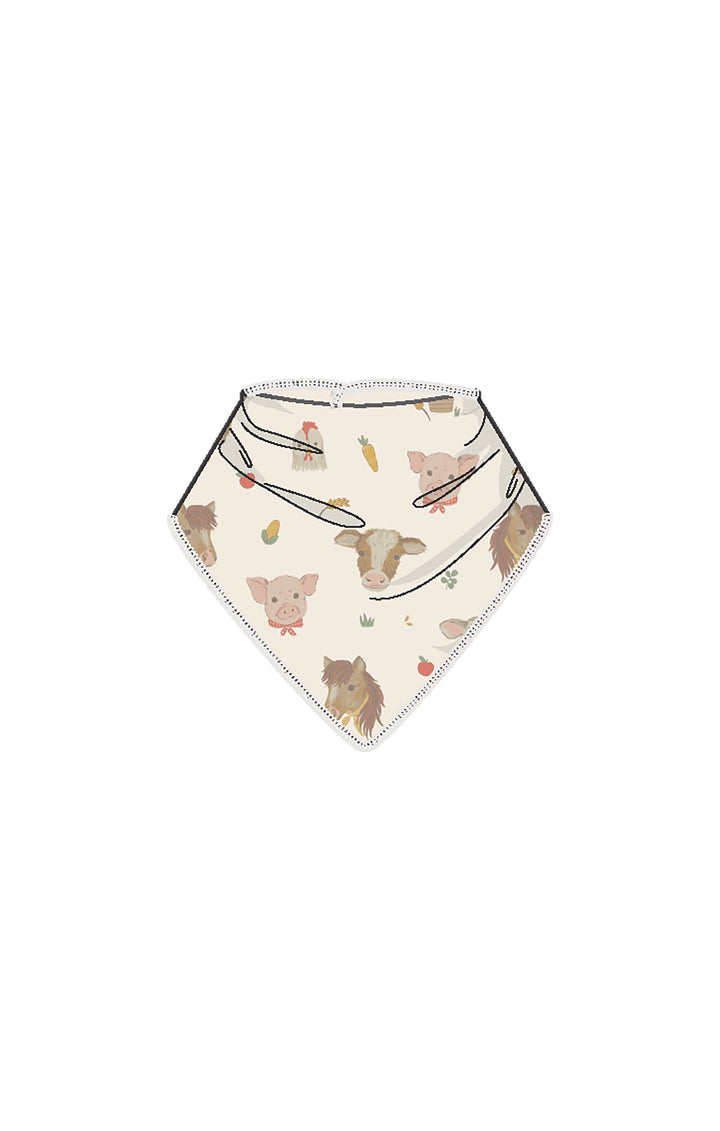 Vintage Farm Bandana Bib