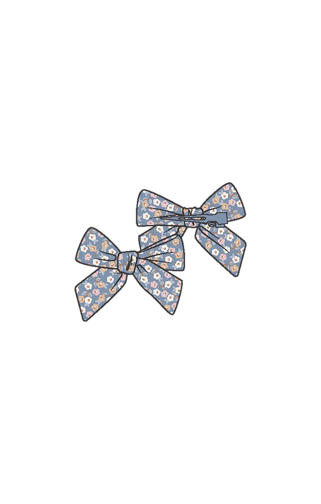 Angel Dear Bow Hair Clip Single