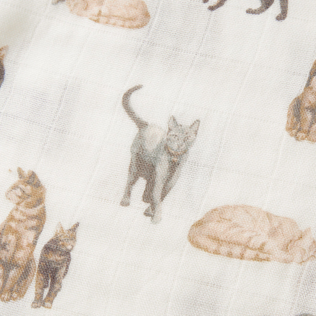 Cat Bamboo Mini Lovely Blanket