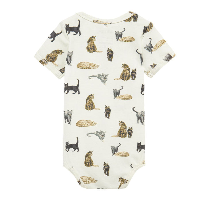 Cat Cotton One Piece Bodysuit